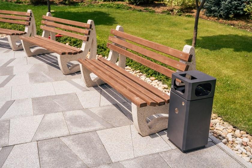 ENCHO ENCHEV - ETE Урна для мусора металлическая с крышкой для улицы sun-id-1405098 - Вид №9