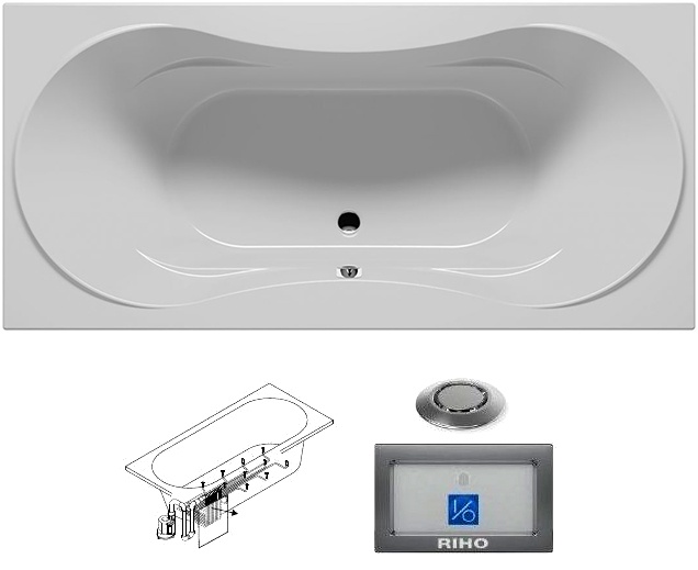 BA5800500000000_top1 Ванна Riho Supreme Santreyd - Вид №1