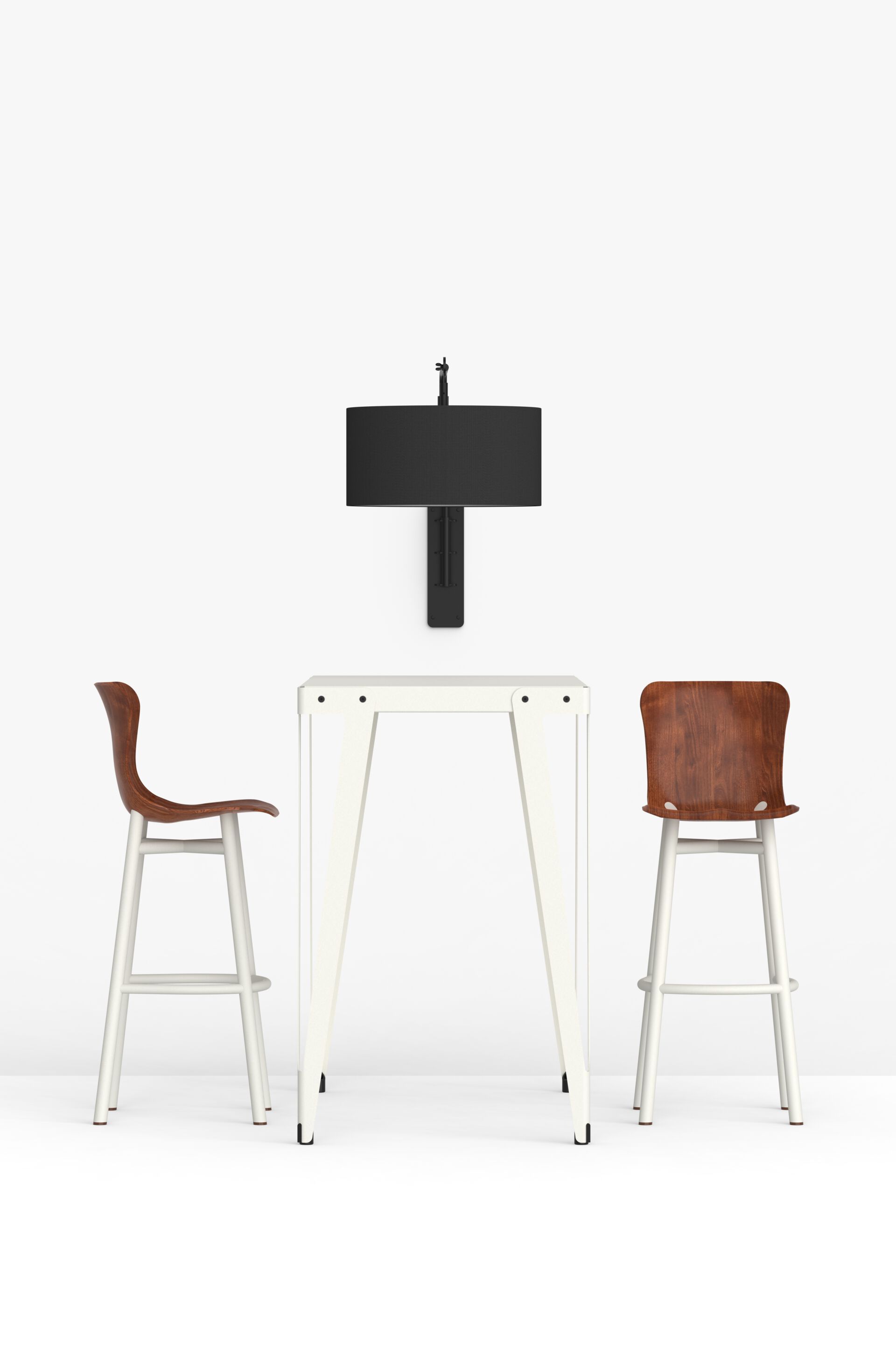 Высокий квадратный стол из стали с порошковым покрытием FUNCTIONALS Lloyd ARCH-00038922 - Вид №14