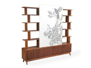 Книжный шкаф из тикового дерева