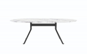 Овальный обеденный стол Blink - каменная столешница Stellar Works BL-T420-2125-ST