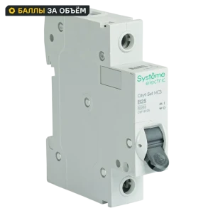 Автоматический выключатель SYSTEME ELECTRIC City9 Set 25А для надежной защиты сети 89412742