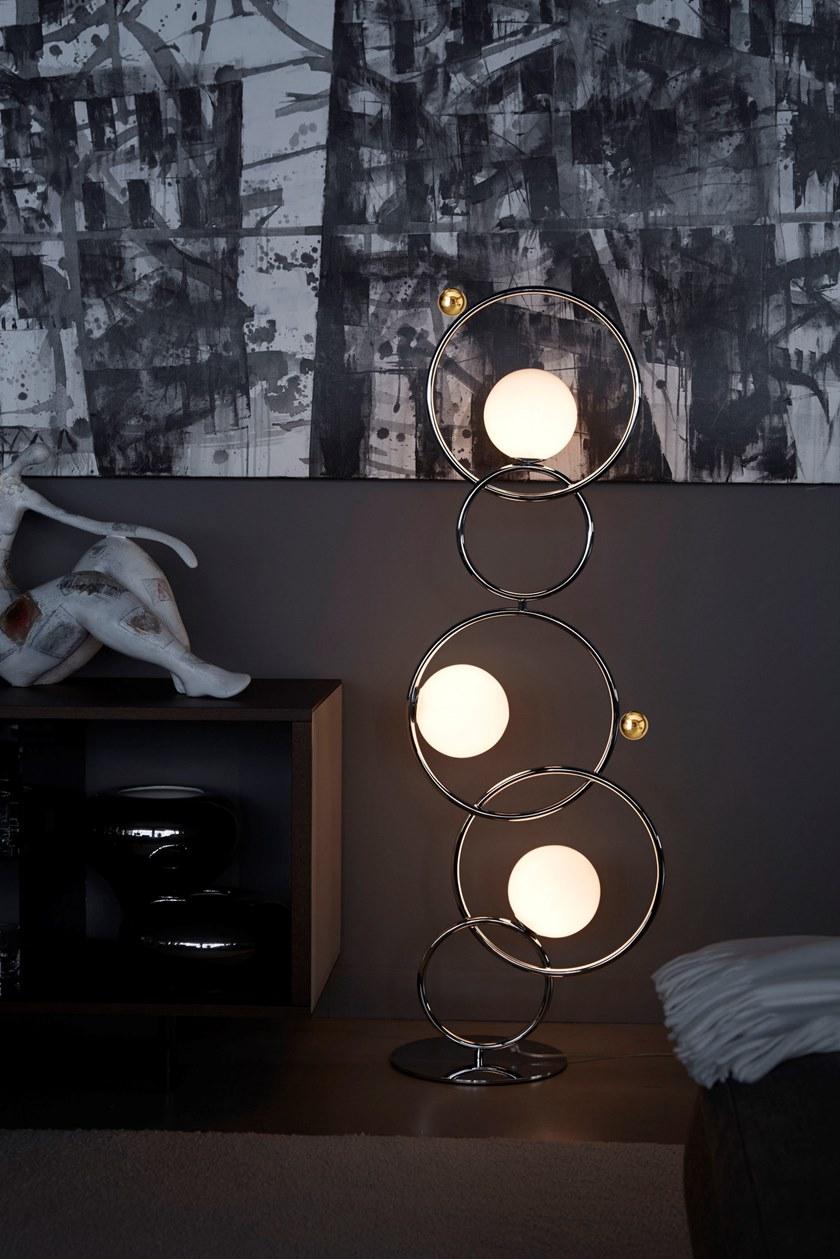 VeniceM Торшер из никеля с диммером Zoe sun-id-1492388 - Вид №4