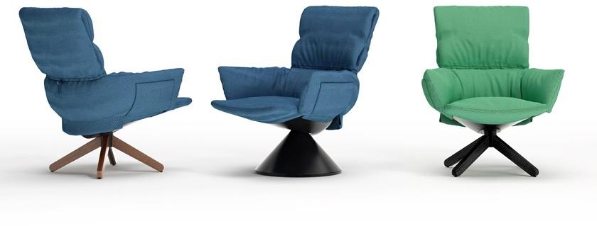 Cappellini Кресло со съемным чехлом на деревянной основе Lud’o lounge sun-id-1487184 - Вид №5