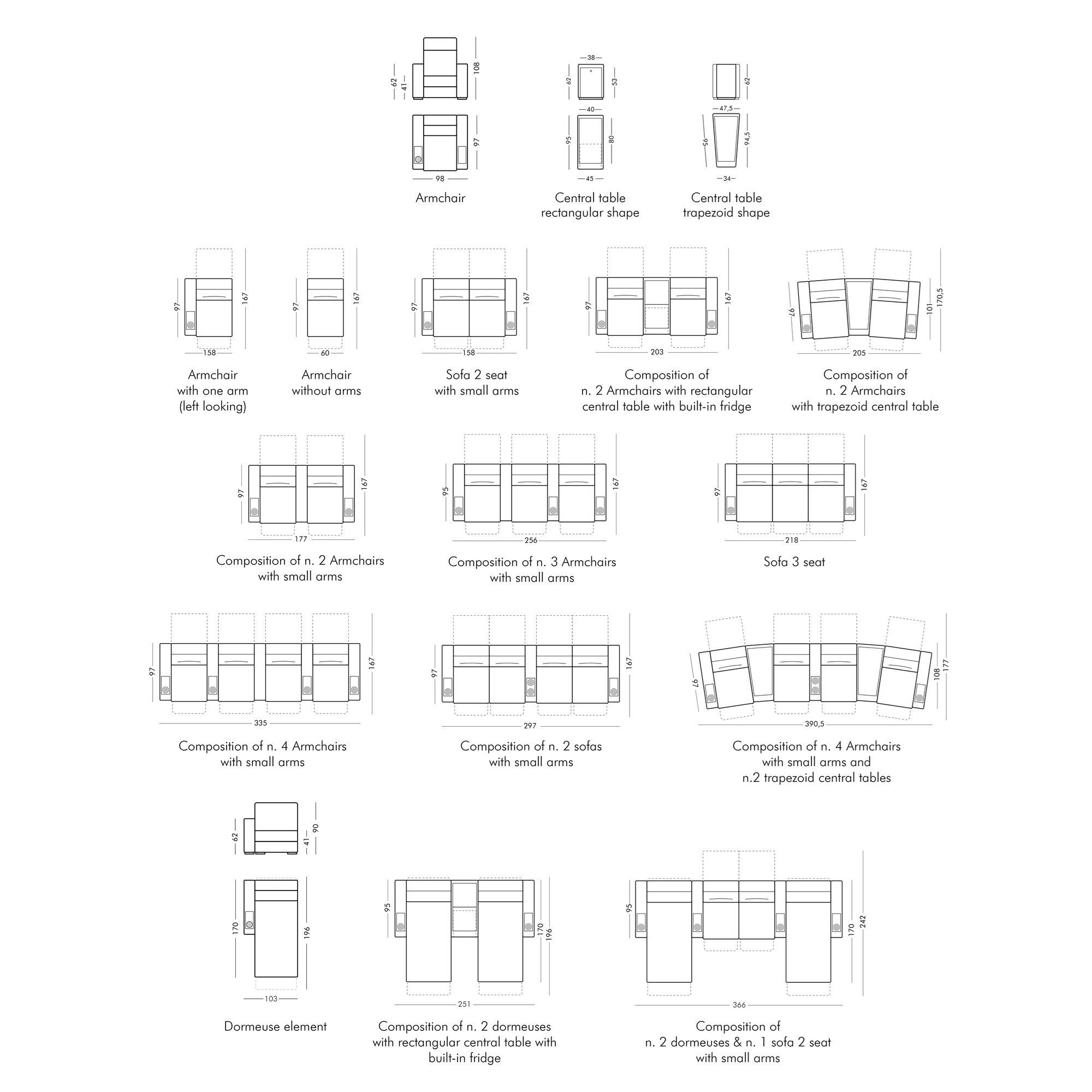 Мягкая ткань Dormeuse Formitalia Дастин ARCH-00013892 - Вид №8