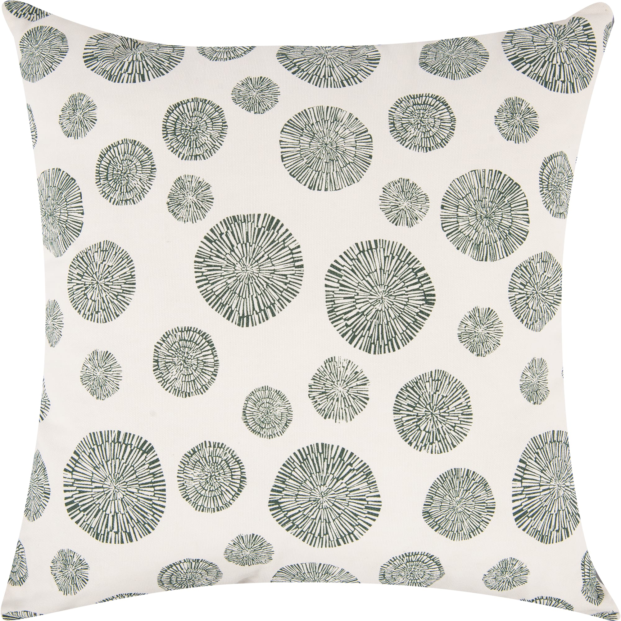 82305202 Подушка «Амазонка» 50x50 см, цвет белый/зелёный Santreyd 