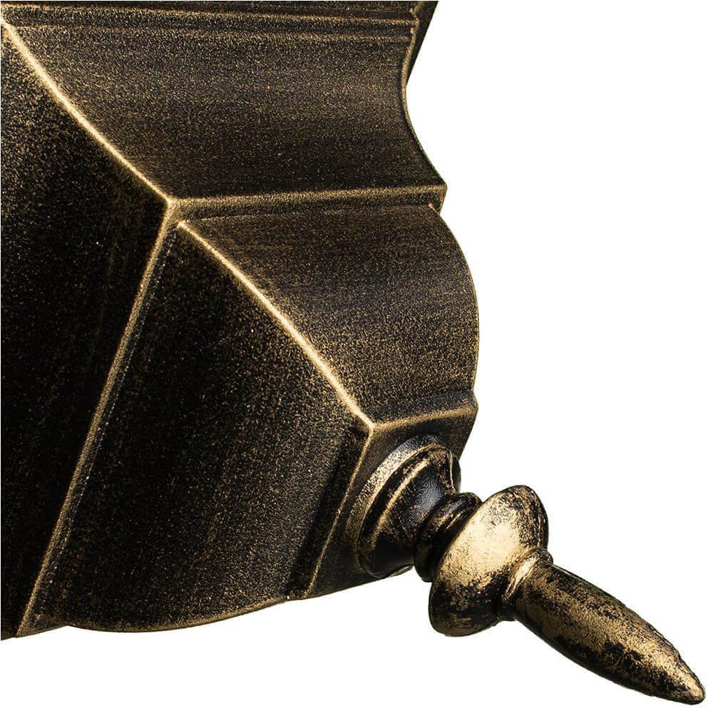 Уличный светильник ландшафтный H 47 см коричневый Berlin A1014FN-1BN ARTE LAMP ПОД СТАРИНУ, ФОНАРЬ 00-3898550 Коричневый;прозрачный  - Вид №3