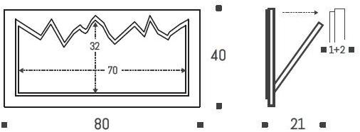 AMBIVALENZ Настенная вешалка из фанеры Fläpps hillhäng Fl100003 - Вид №1