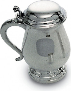 91240 Schiavon Кружка с крышкой 15см "Инглезе" (серебро 925пр) Серебро 925