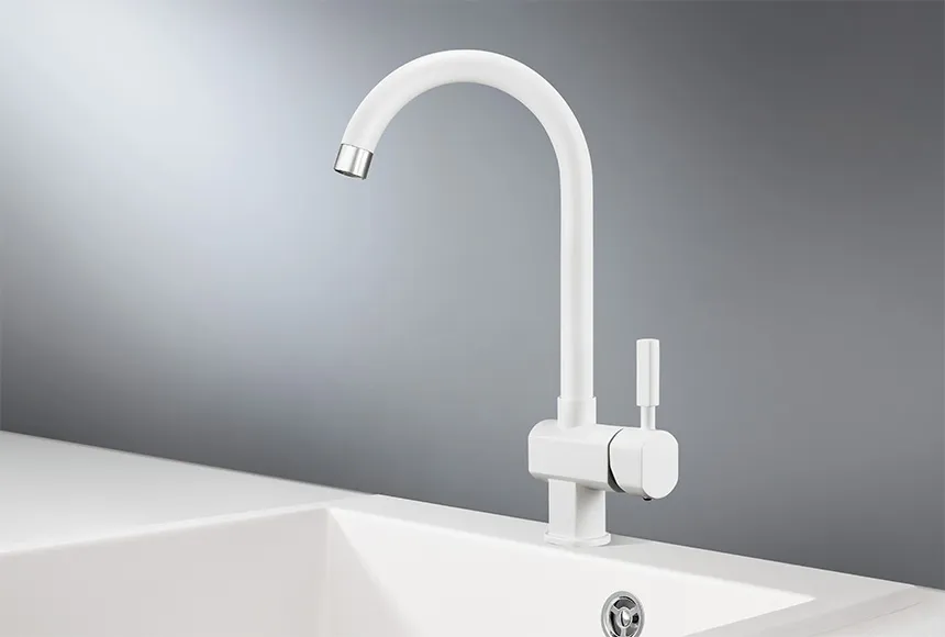 ST-31, БЕЛЫЙ, СМЕСИТЕЛЬ КУХОННЫЙ GRANULA Standart 31-ST-ST29