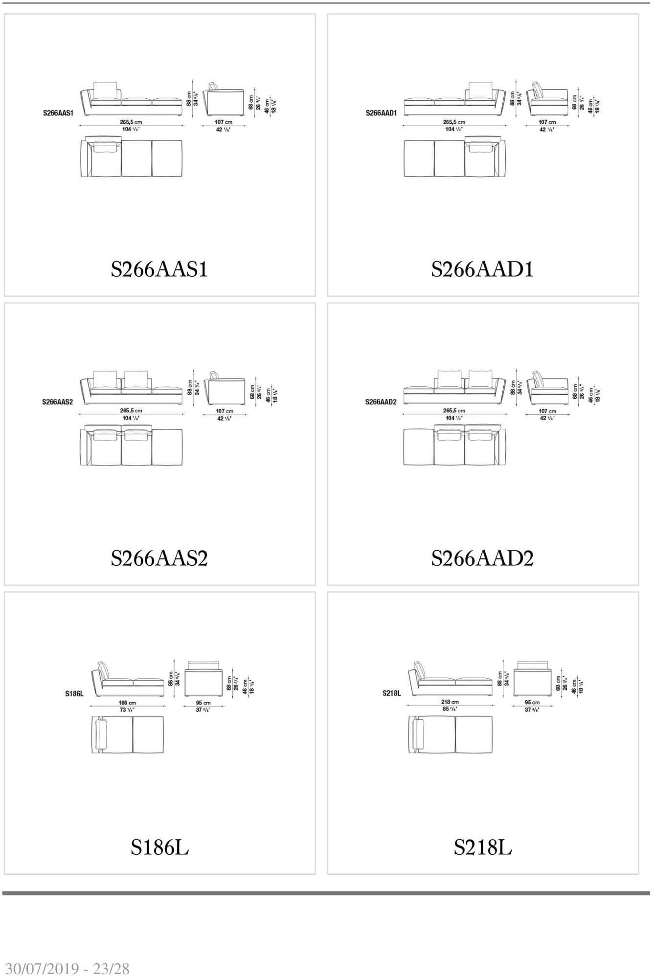 Maxalto Модульный тканевый диван с шезлонгом Solatium sun-id-1479911 - Вид №24