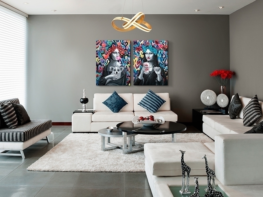 091312 Картина Pop 90x120 Schuller Gioconda - Вид №3