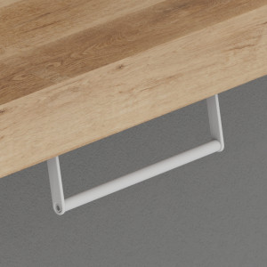 922030 Полотенцедержатель нижний для раковины/полки и подвесной для биде, цвет Белый бархат Kerasan Nolita Италия