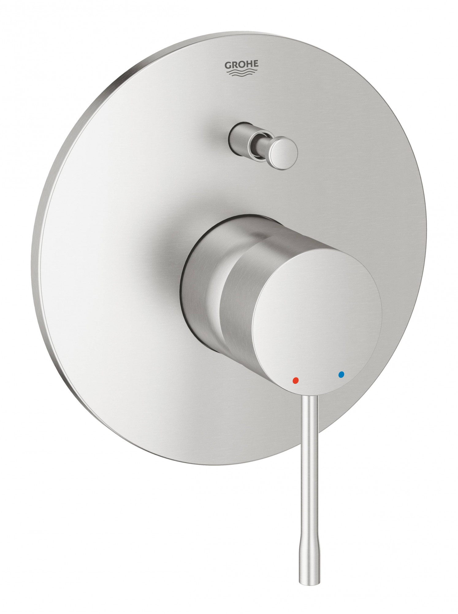 Внешняя часть смесителя для ванны GROHE Essence New, суперсталь (19285DC1)