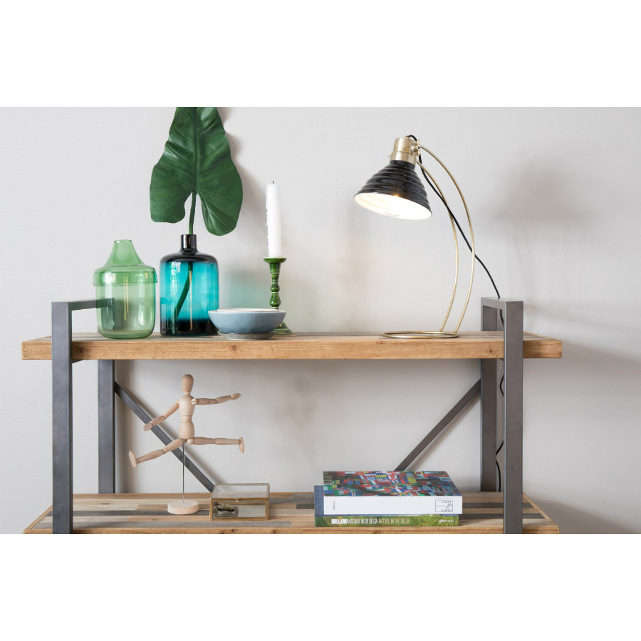 Лампа настольная Curly,черная White Label Living 5200057 - Вид №3