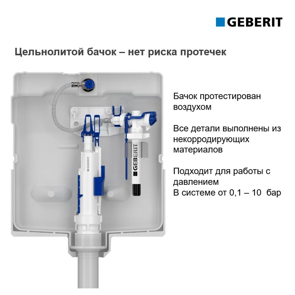 Комплект инсталляции Geberit Alpha с безободковым унитазом AM.PM Force клавиша Geberit Alpha хром STLM-2133691 - Вид №4