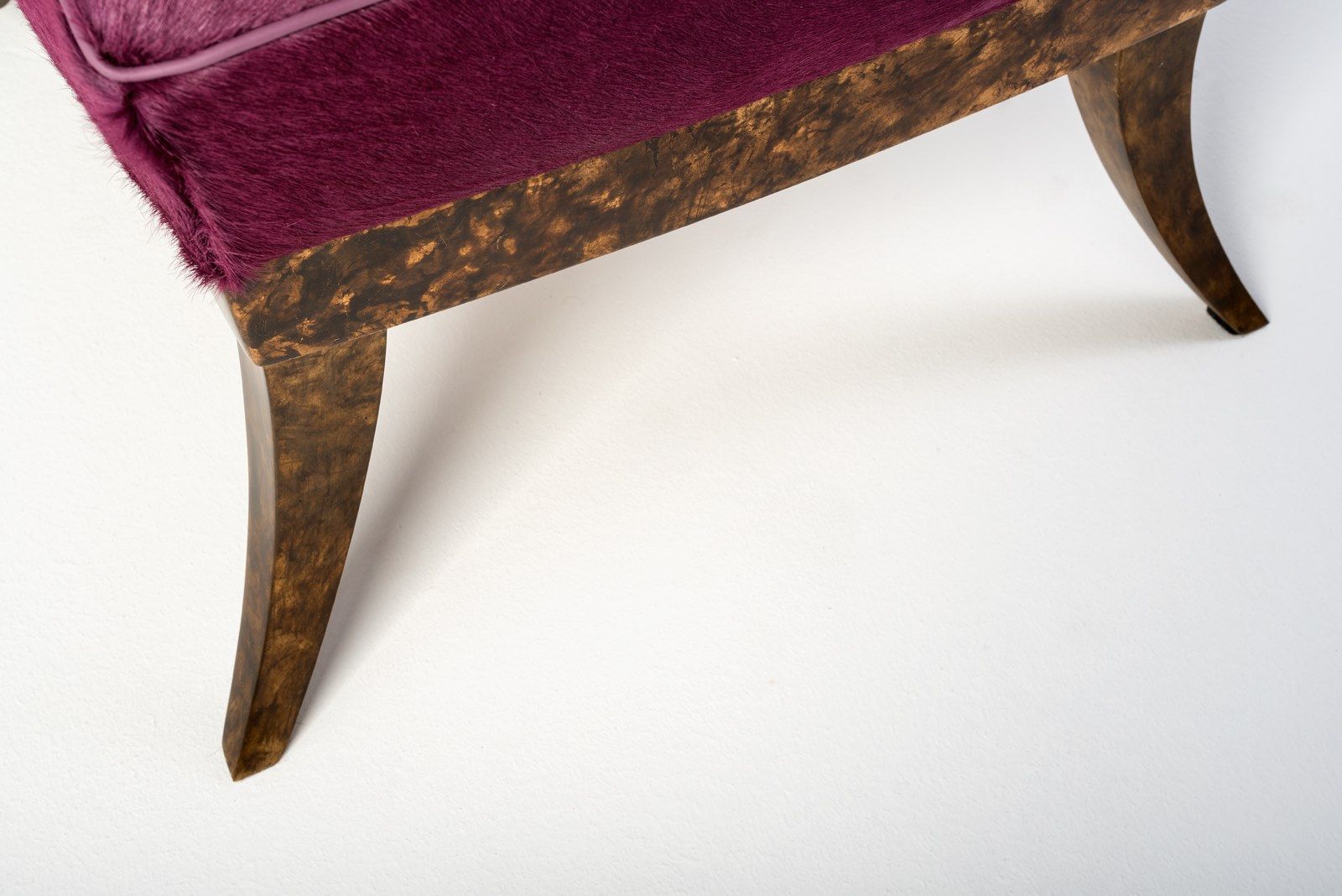 Кресло из овечьей шерсти и травленой латуни Mantellassi 1926 OVER ARCH-00076867 - Вид №7