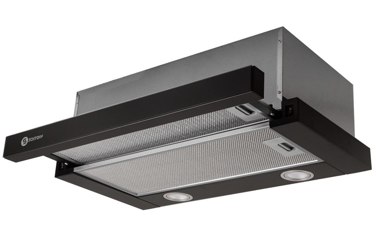 9285979 Вытяжка телескопическая SCHTOFF TF-5260 GBK черный/черный STDN-0102760