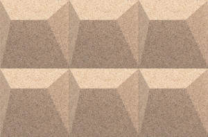 311 111 011 Пробковая 3D-плитка для стен Ramp Pearl GRANORTE 3DForms