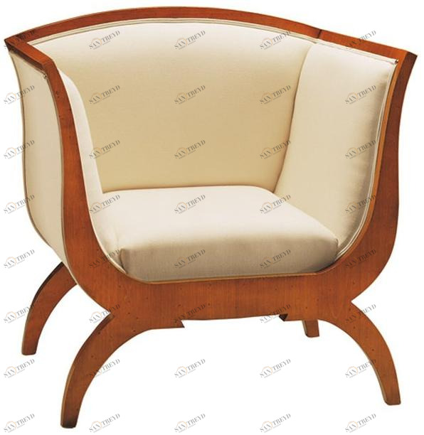 Morelato Кресло из ткани с подлокотниками Biedermeier Art. 3873