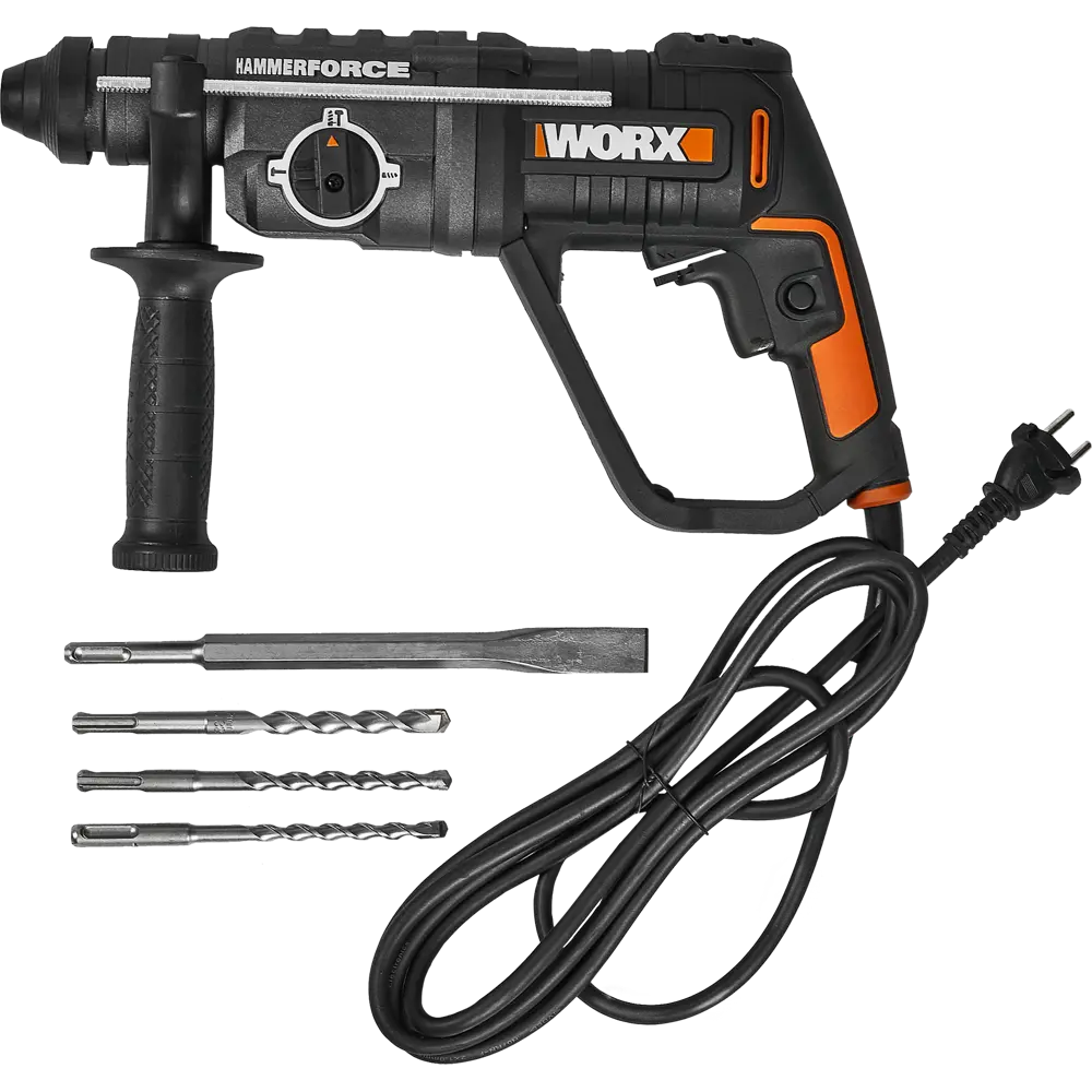 Перфоратор SDS-plus WORX WT343 - профессиональный инструмент для бетона и камня 82668496 STLM-0033511 - Вид №4
