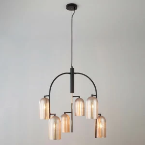 Подвесная люстра Eurosvet Armony 70054/6 перламутровое золото EUROSVET ARMONY 187332 Золотой