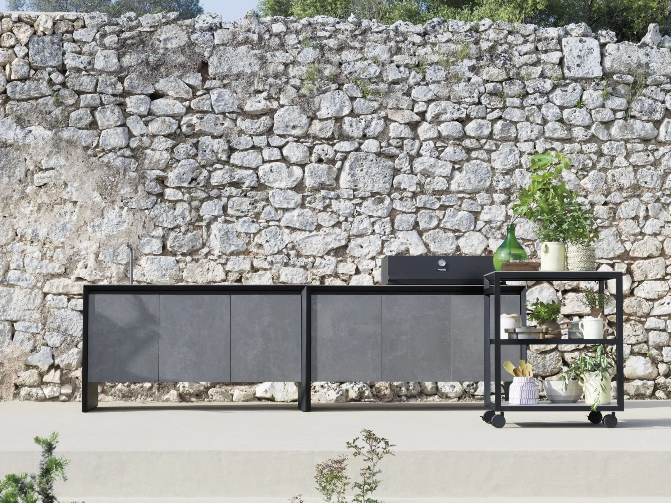 Кухня из алюминия и керамики с барбекю Varaschin Outdoor Cooking ARCH-00009120 - Вид №7