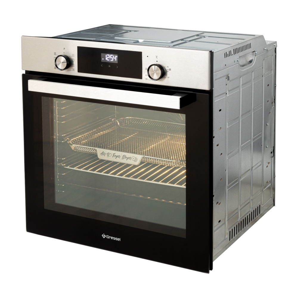 9284762 Электрический духовой шкаф Gressel RU677EM69050 серебристый STDN-0076410 - Вид №1