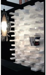 CEDRIMARTINI Модульный настенный книжный шкаф из стекловолокна Forma