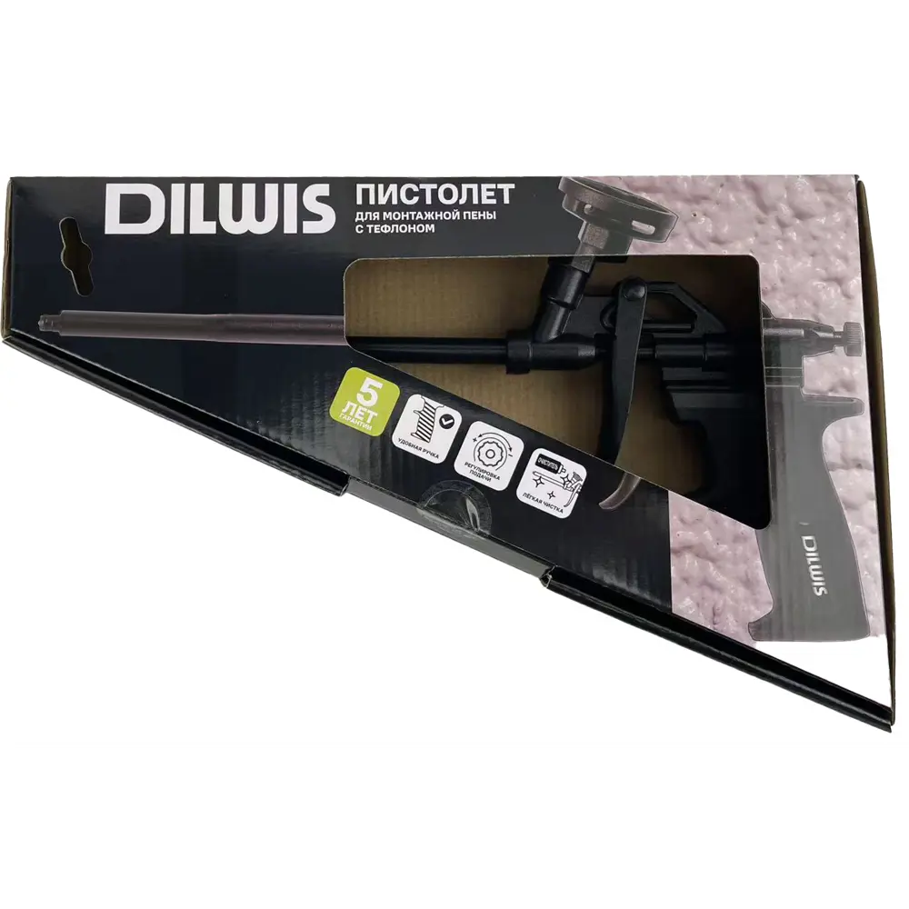 Пистолет для монтажной пены DILWIS пластик с тефлоновым покрытием STLM-2155486 - Вид №1