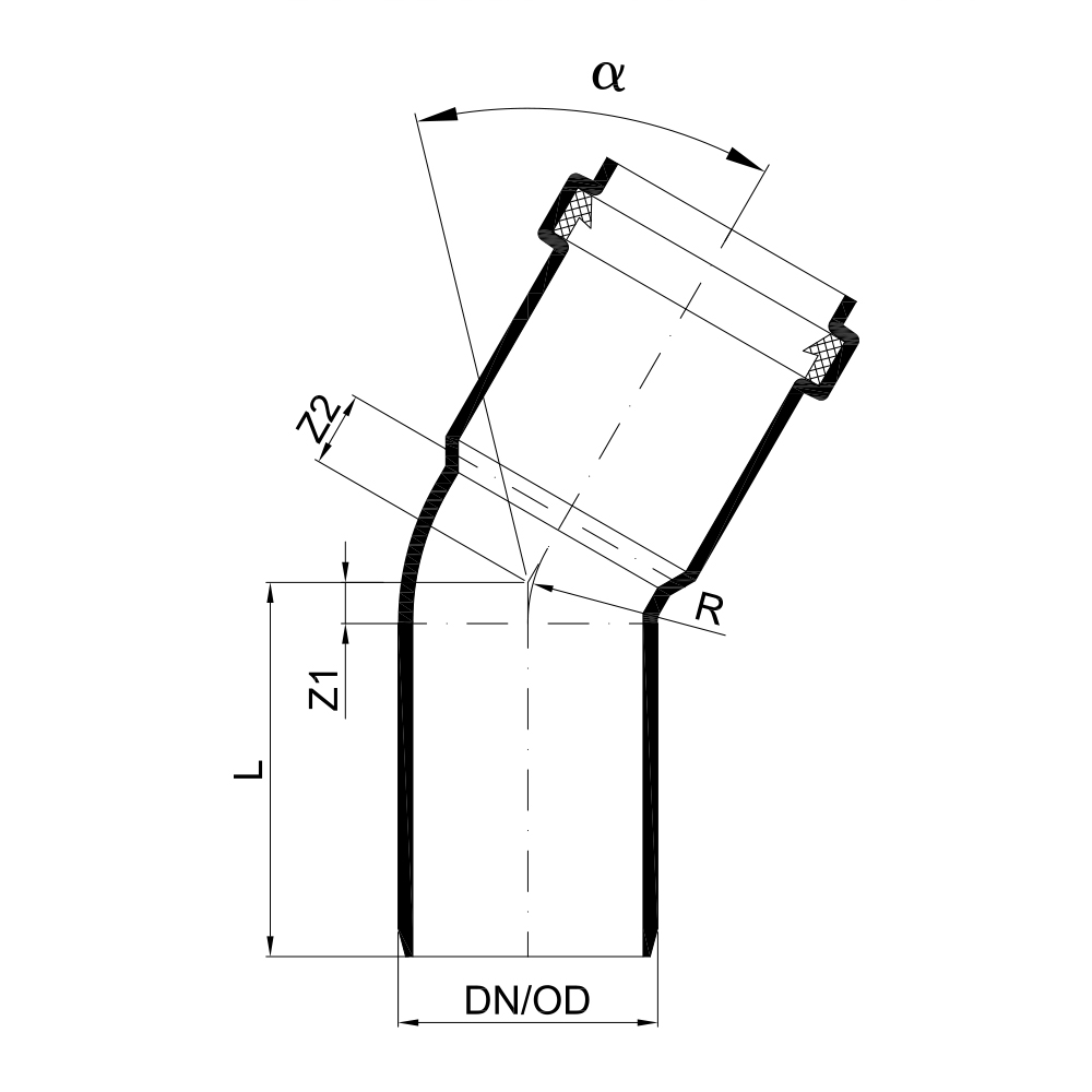 02121 Отводы Tece  - Вид №1