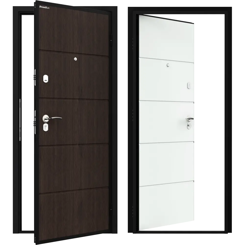 Дверь входная металлическая Оптим 88x205 см правая белый 88483543 STLM-2073227 DOORHAN  - Вид №1