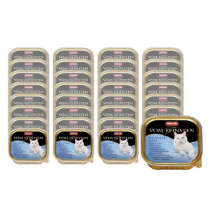Т0055678*32 Корм для кошек Vom Feinsten для кастрированных кошек с индейкой и форелью конс. 100г (упаковка - 32 шт) Animonda