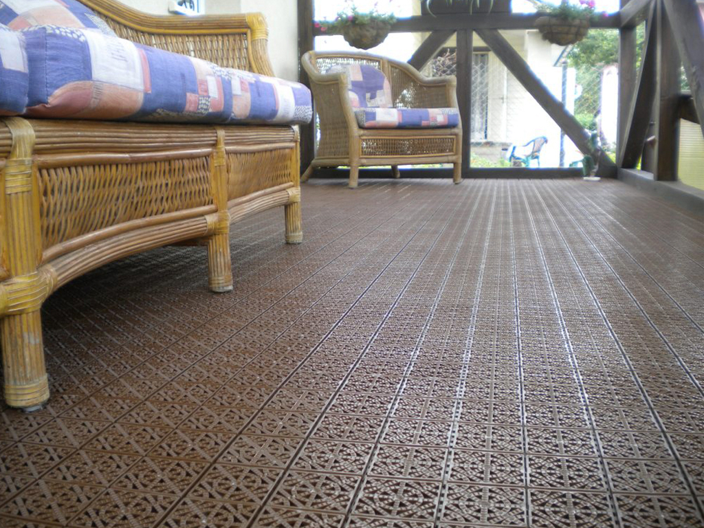 Универсальное модульное покрытие зелёное 330*330*10мм, упак. 9 шт ГеоПластБорд GPBST-104 - Вид №5