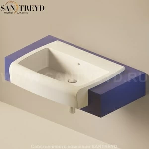 Flaminia UNA Консоль для раковины от 200 до 240 см синяя UNA75M2.5003