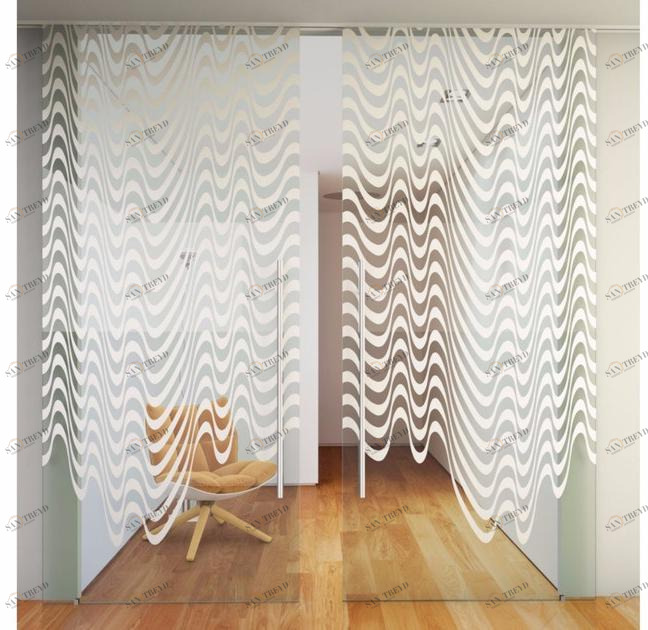 FOA Раздвижная стеклянная дверь Space sun-id-1356052