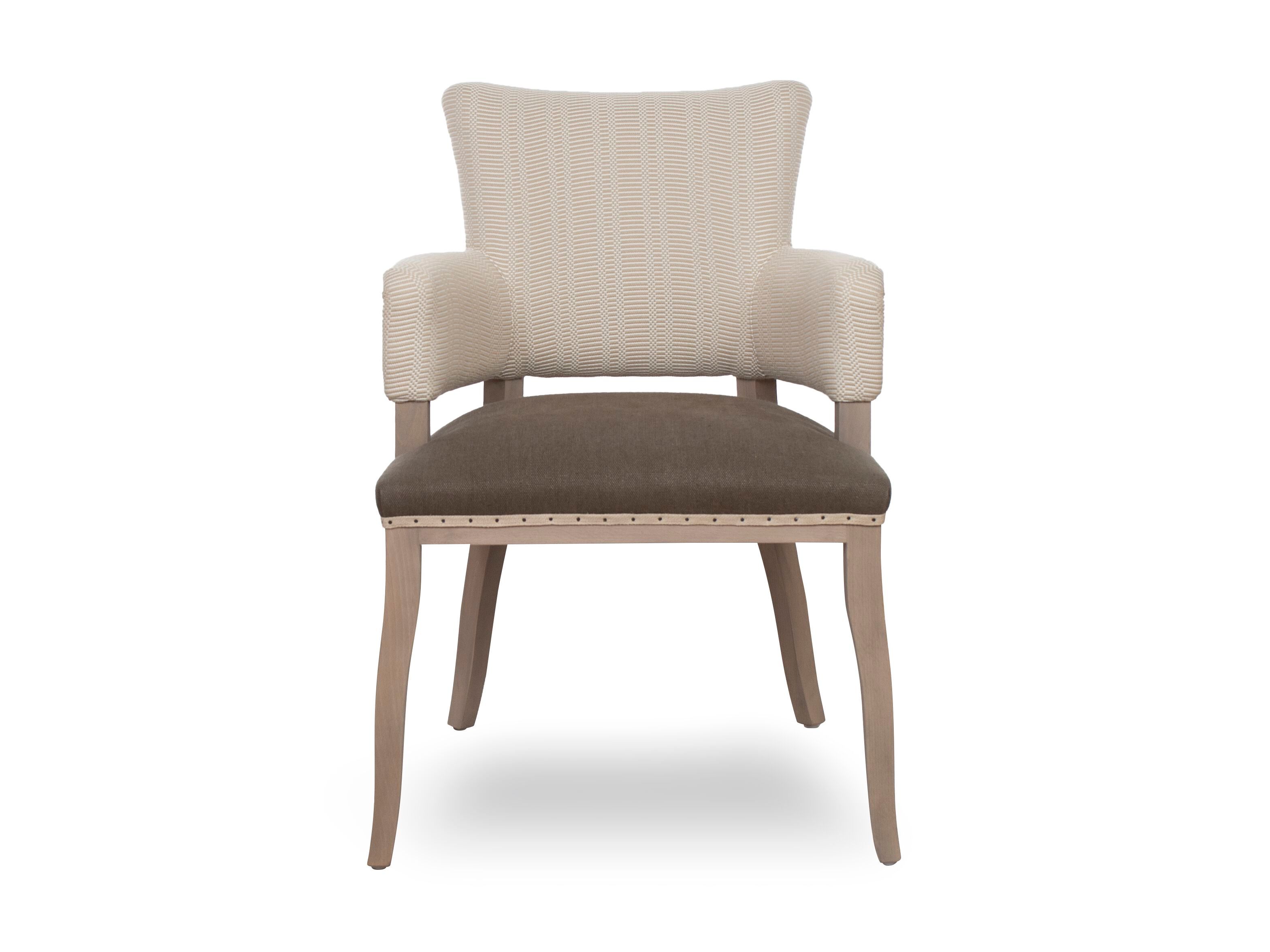 Тканевый стул с открытой спинкой и подлокотниками CREARTE COLLECTIONS BOILER CONTEMPORAIN ARCH-00049326