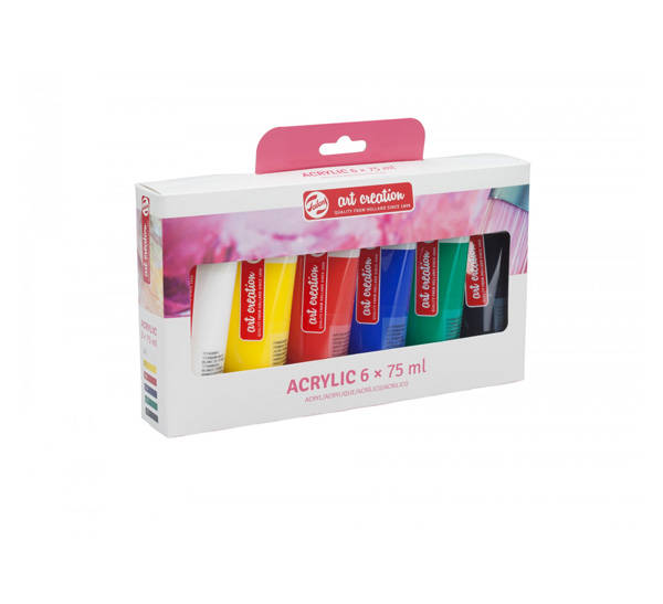 3582806M Краска акриловая Набор акриловых красок Art Creation 6цв*75мл 75 мл Royal Talens 