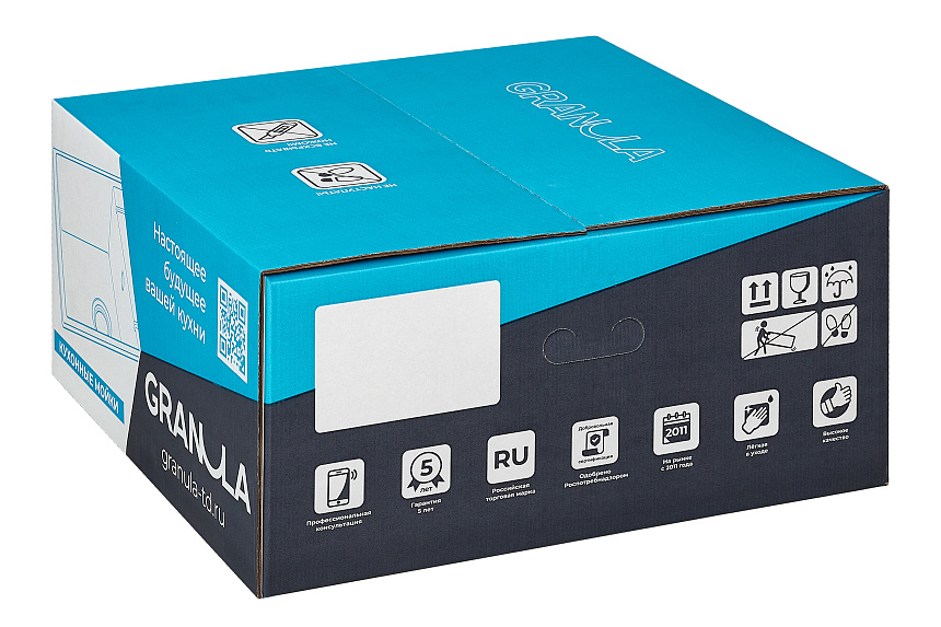 4801, ПИРИТ, кухонная мойка, кварц GRANULA 4801-ST61 - Вид №2