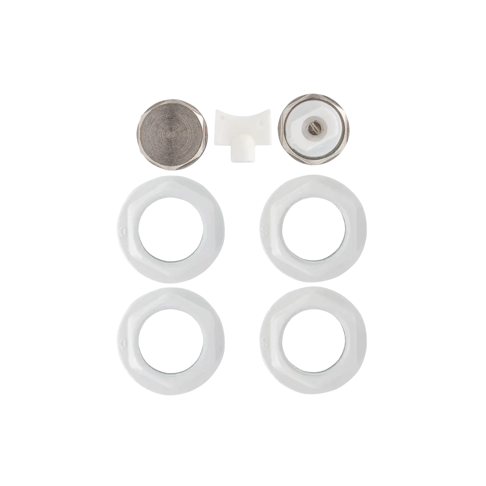 Монтажный комплект для радиатора MONLID 1"x3/4" сталь белый 7 шт. 89374502 STLM-2119978  - Вид №1