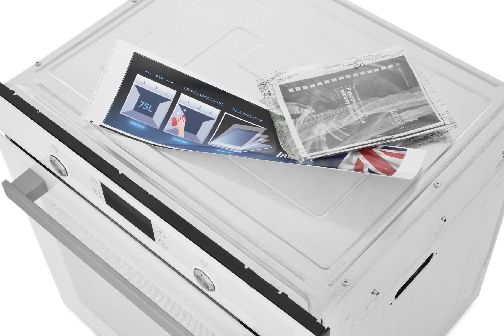 8172017 Электрический духовой шкаф Jacky's JO EW7539 белый STDN-0105738 - Вид №18