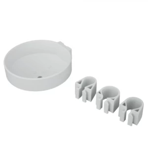 Мыльница белая ORANGE SOAP DISH-W Хром