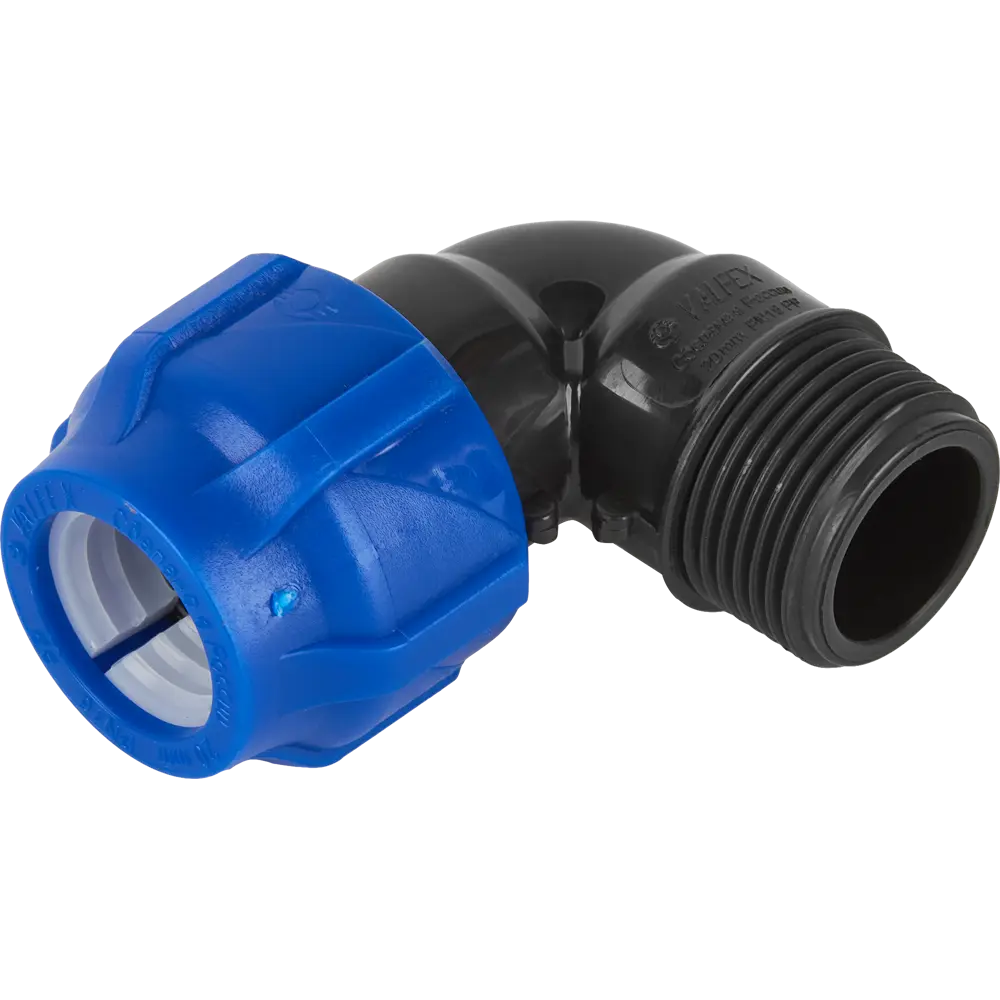 Отвод комбинированный 90° ПНД Valfex 3/4"x20 мм НР 83742582 STLM-2061630 