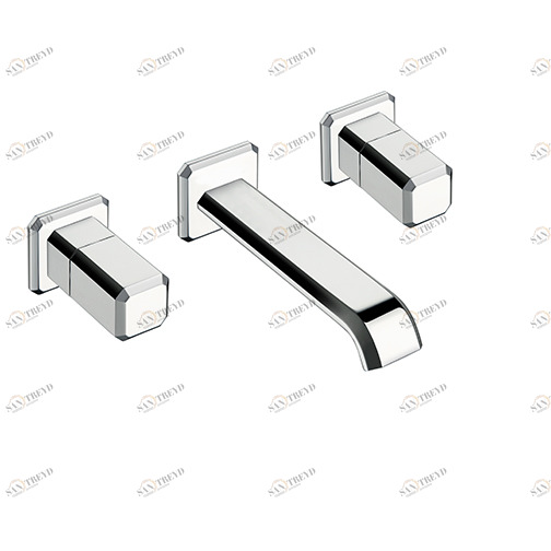 CRIIT242 Смеситель для раковины настенный REGULAR внешние части для CRICS233 (боковые регуляторы) - CRICS234 (правая сторона) со сливом Up & Down 1 "1/4 Cristina Rubinetterie 