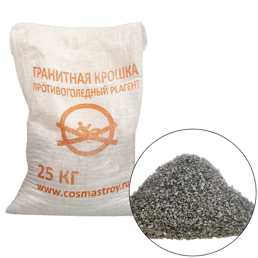 Santreyd Гранитная крошка - противогололедный реагент 25 кг 89271088 STLM-1335819 - Вид №5