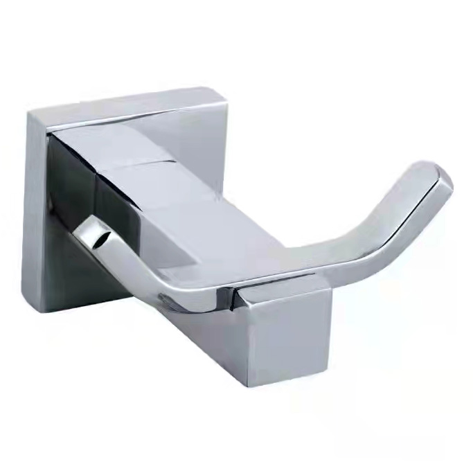 304009938 Крючок двойной BA-1102S (блест.) KSITEX 