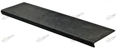 RIVERSTONE 32,5х120 STEP BLACK RECTIFIED MATT SERANIT 1027