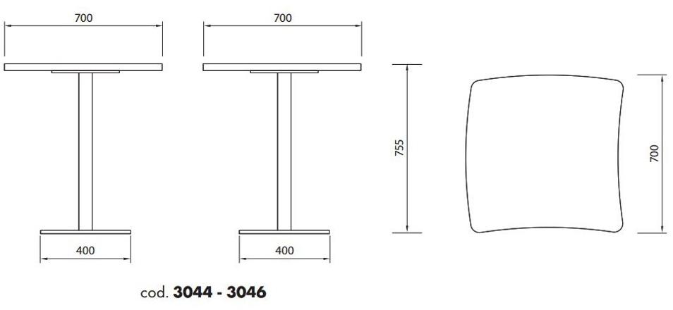 ALMA DESIGN Квадратный стол sun-id-1457358 - Вид №4