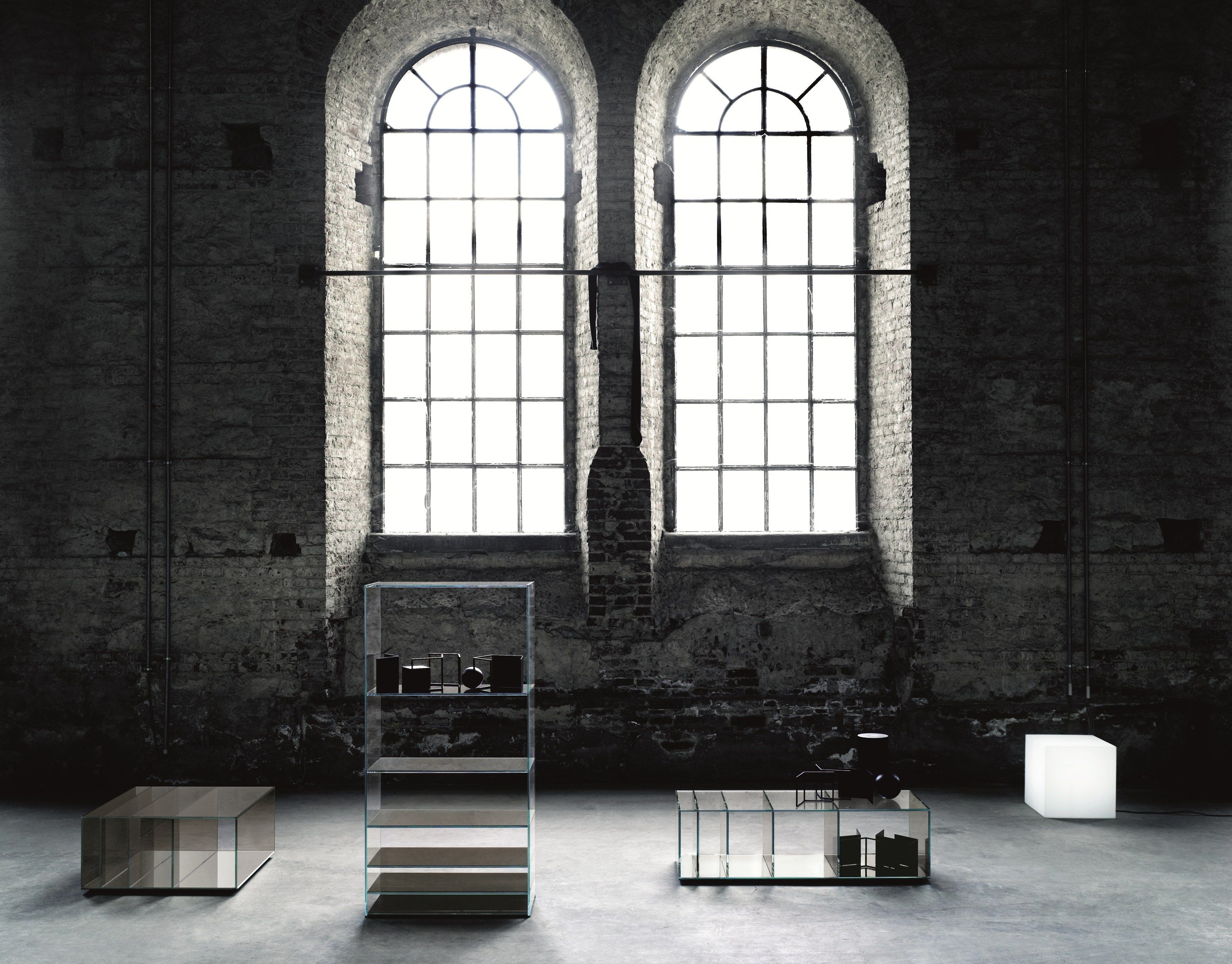 Книжный шкаф из хрусталя Glas Italia Deep Sea ARCH-00051682 - Вид №2