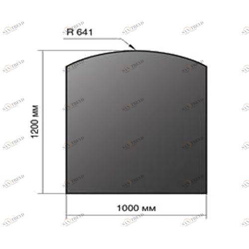 Везувий Лист напольный 1200*1000*2 R641 3027